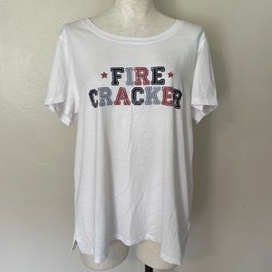 NWOT C&C California Fire Cracker Tee. 2X